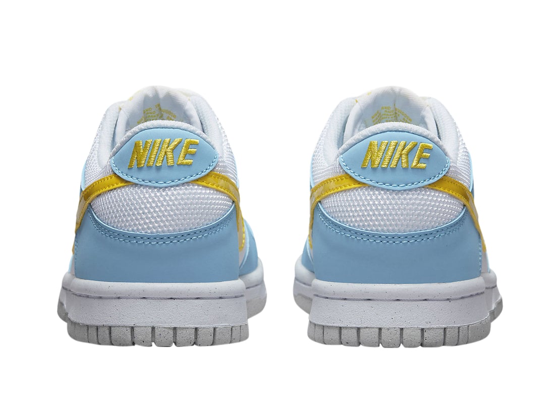 Nike Dunk Low GS Next Nature White Blue Yellow - Image 4