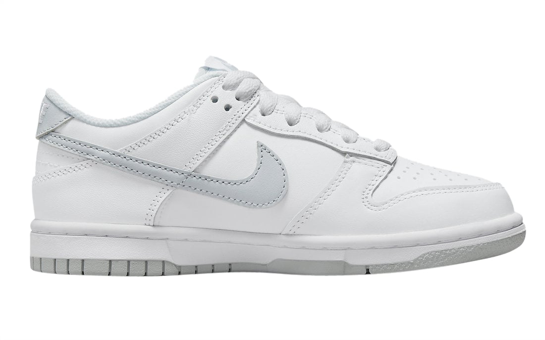 Nike Dunk Low GS White Grey - Image 3