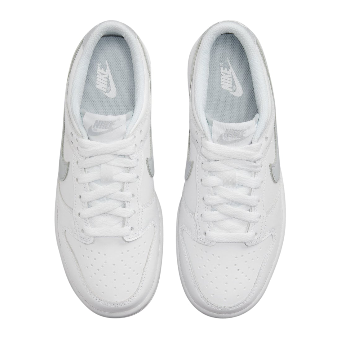 Nike Dunk Low GS White Grey - Image 4