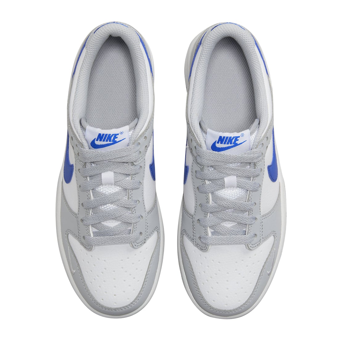 Nike Dunk Low GS White Grey Royal - Image 4