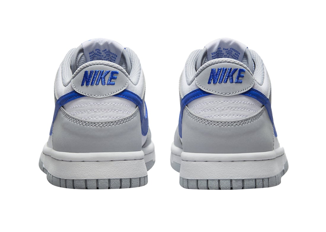 Nike Dunk Low GS White Grey Royal - Image 5