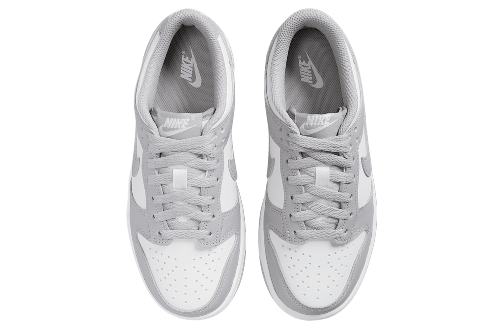 Nike Dunk Low GS White / Light Smoke Grey - Image 4