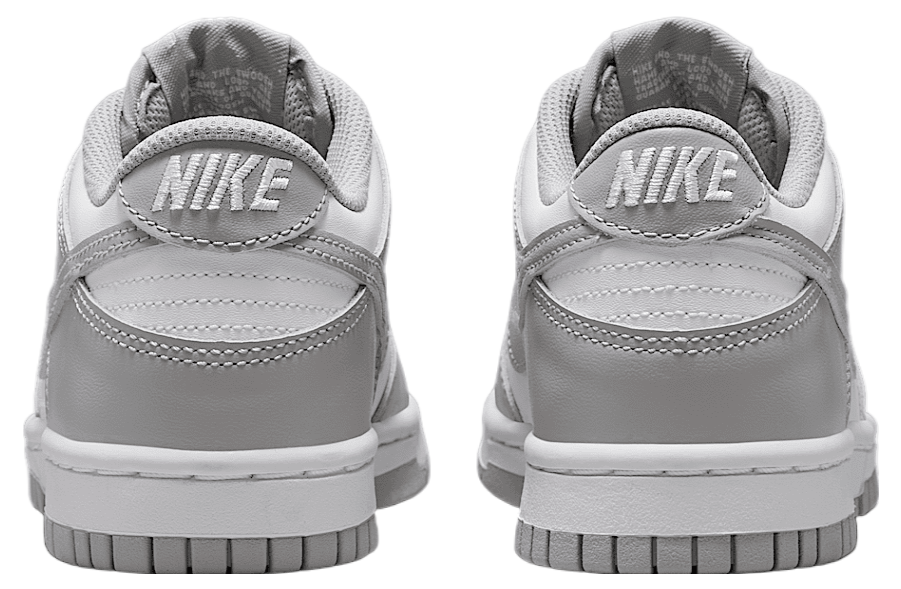 Nike Dunk Low GS White / Light Smoke Grey - Image 6