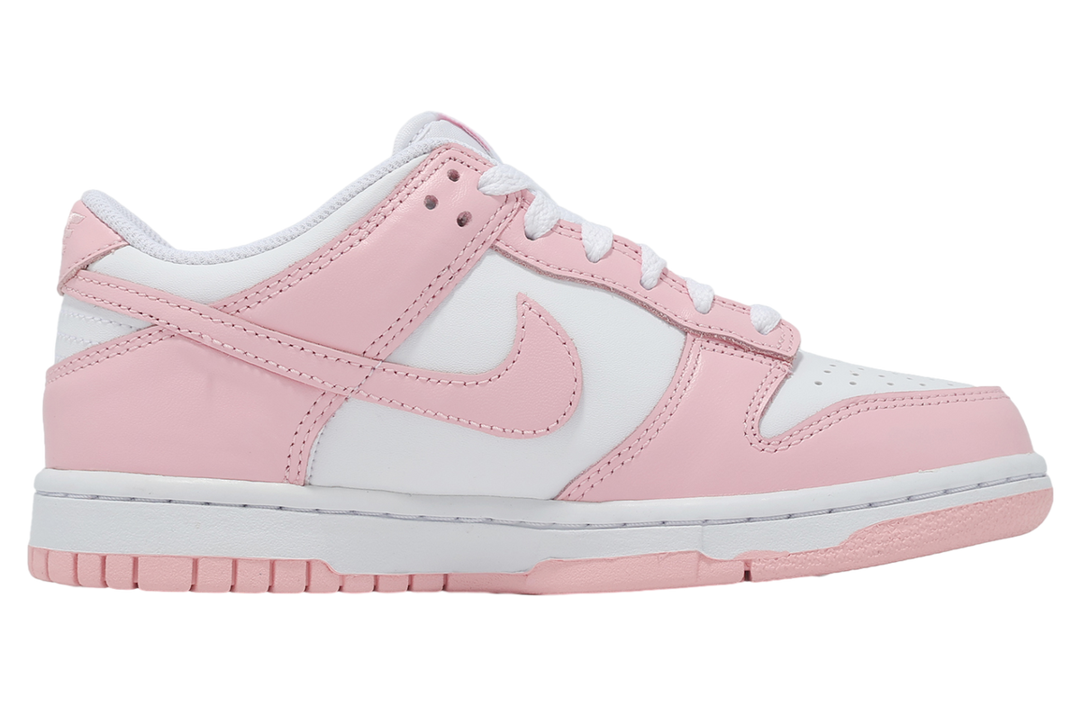 Nike Dunk Low GS White / Med Soft Pink - Image 2