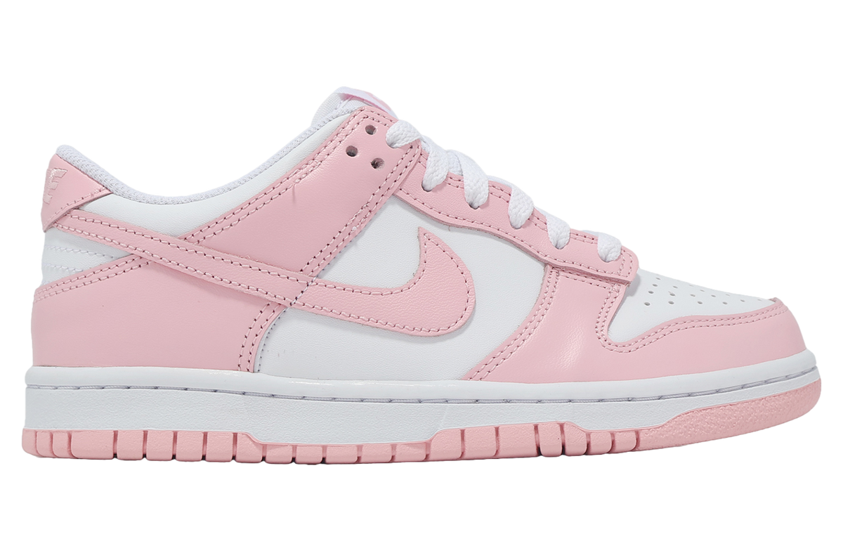 Nike Dunk Low GS White / Med Soft Pink - Image 5