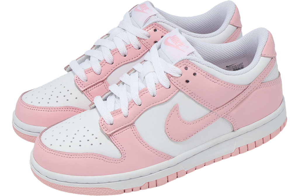 Nike Dunk Low GS White / Med Soft Pink - Image 8