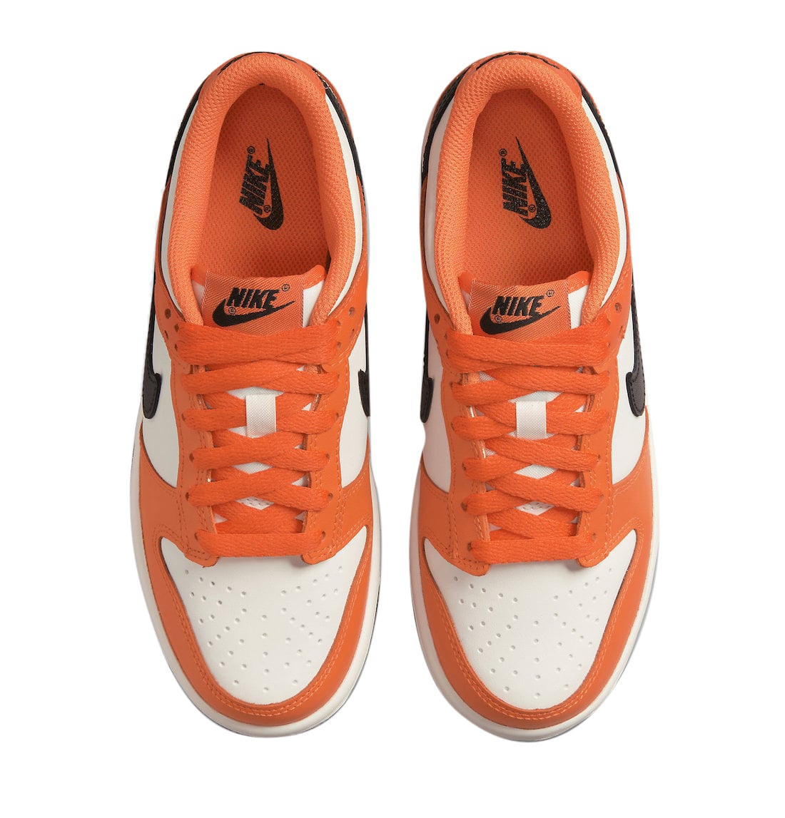 Nike Dunk Low GS White Orange Black - Image 4