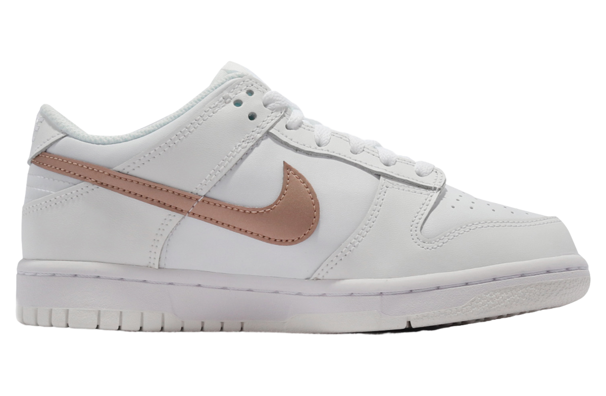 Nike Dunk Low GS White Pink - Image 2