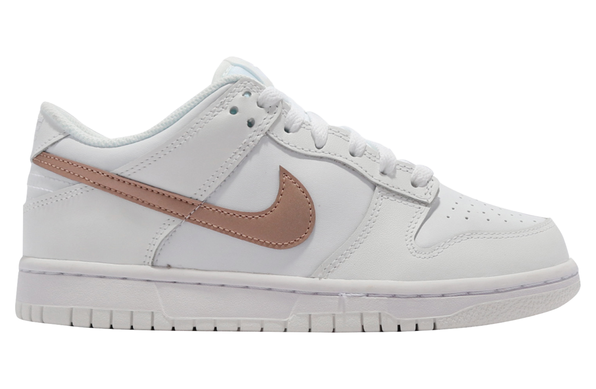 Nike Dunk Low GS White Pink - Image 5