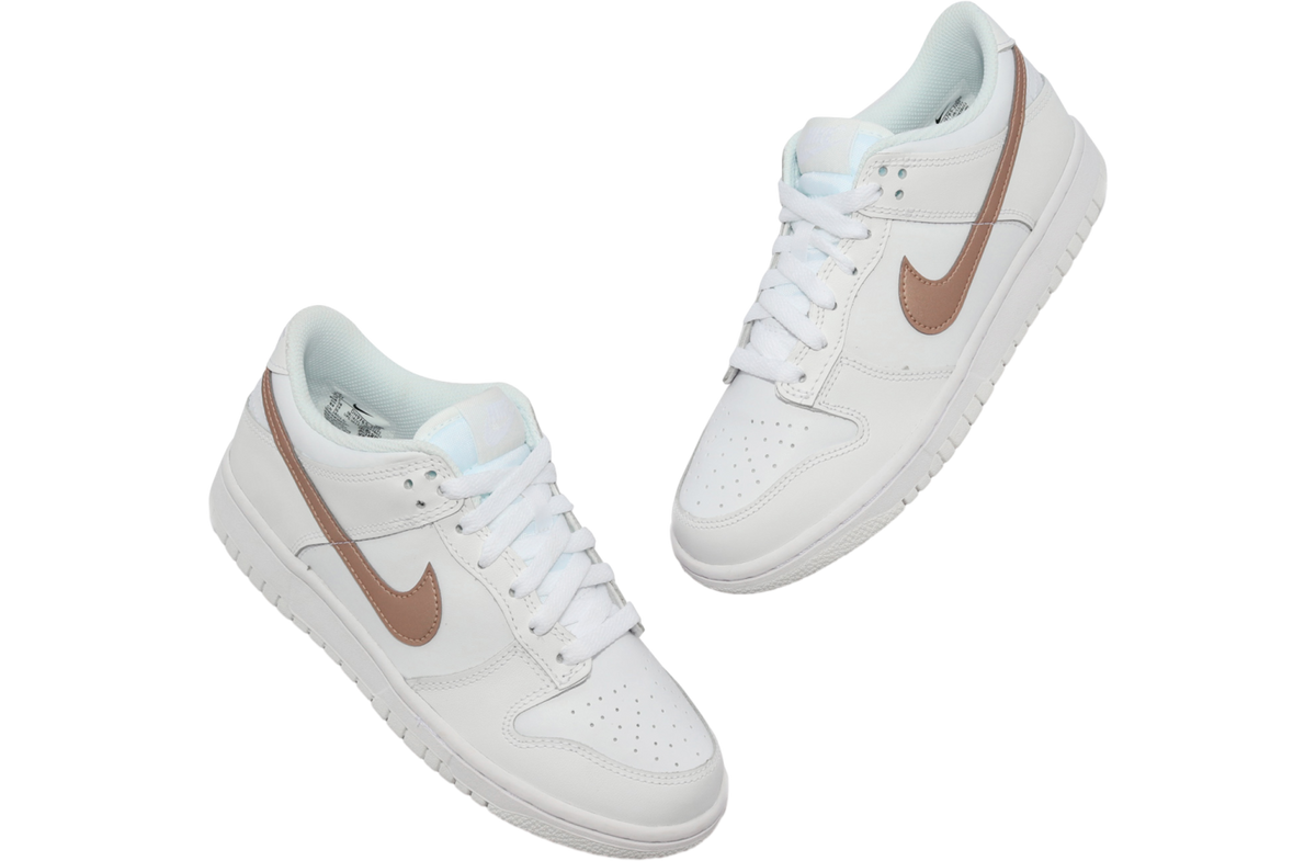 Nike Dunk Low GS White Pink - Image 7