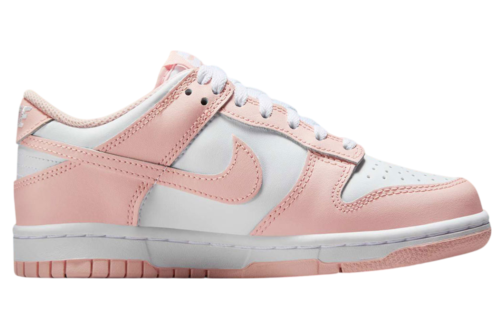 Nike Dunk Low GS White / Washed Coral - Image 2