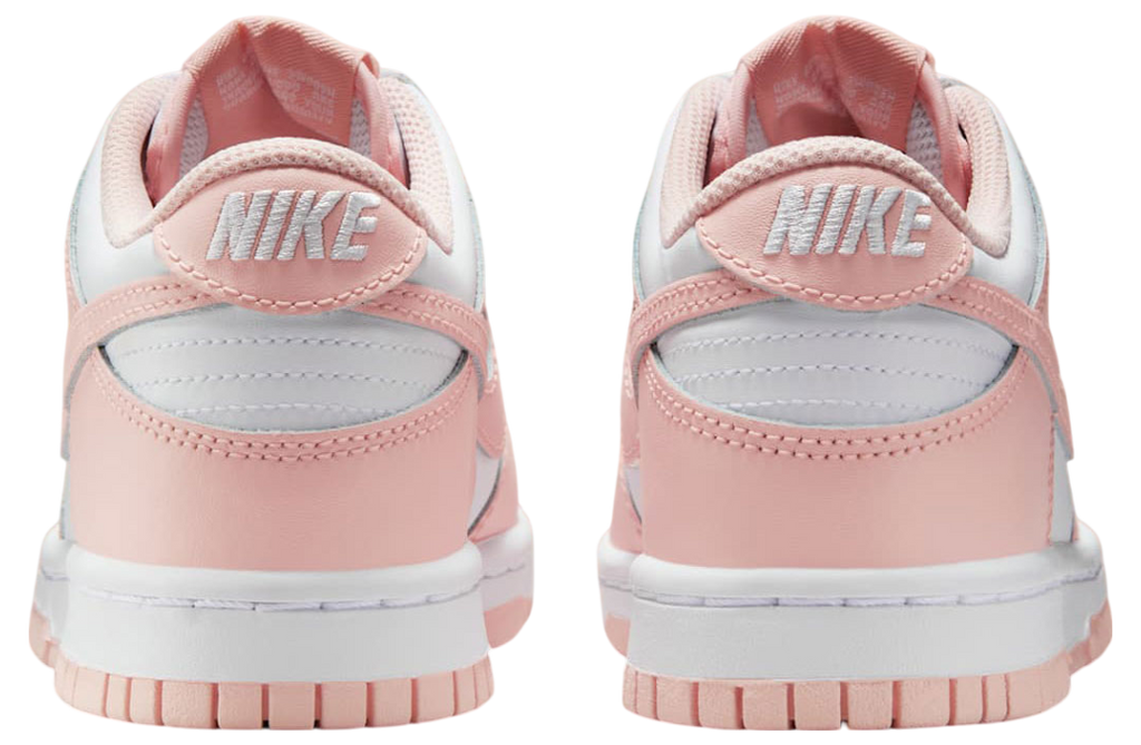 Nike Dunk Low GS White / Washed Coral - Image 4