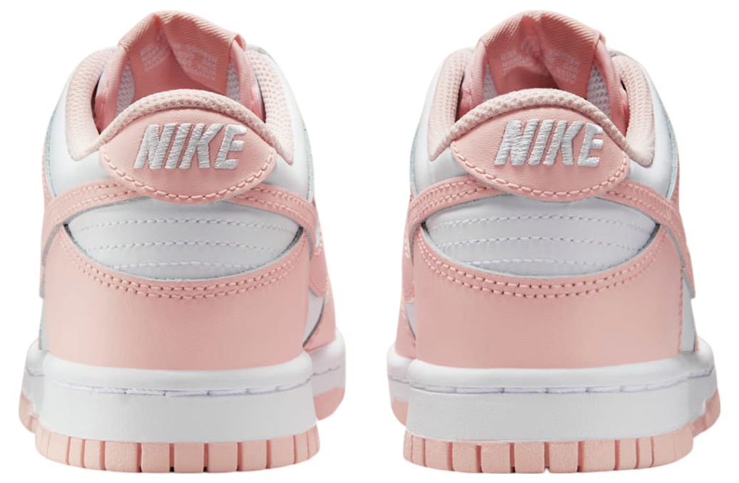 Nike Dunk Low GS White / Washed Coral - Image 4