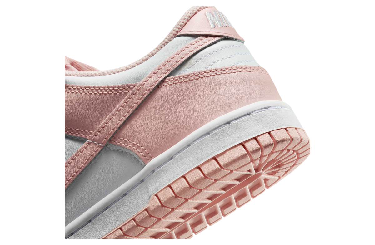 Nike Dunk Low GS White / Washed Coral - Image 7