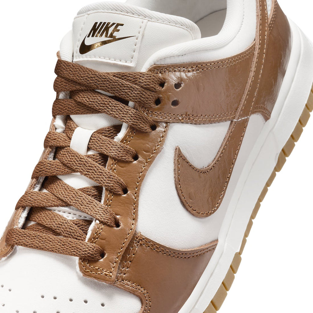 Nike Dunk Low LX WMNS Brown Ostrich - Image 7