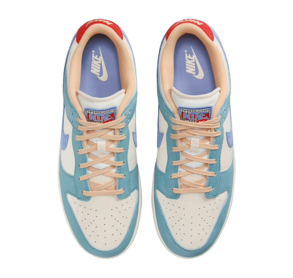 Nike Dunk Low Pale Ivory Denim Turquoise - Image 4
