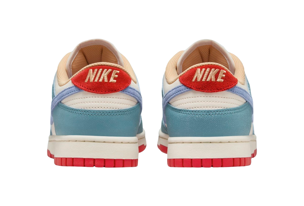 Nike Dunk Low Pale Ivory Denim Turquoise - Image 5