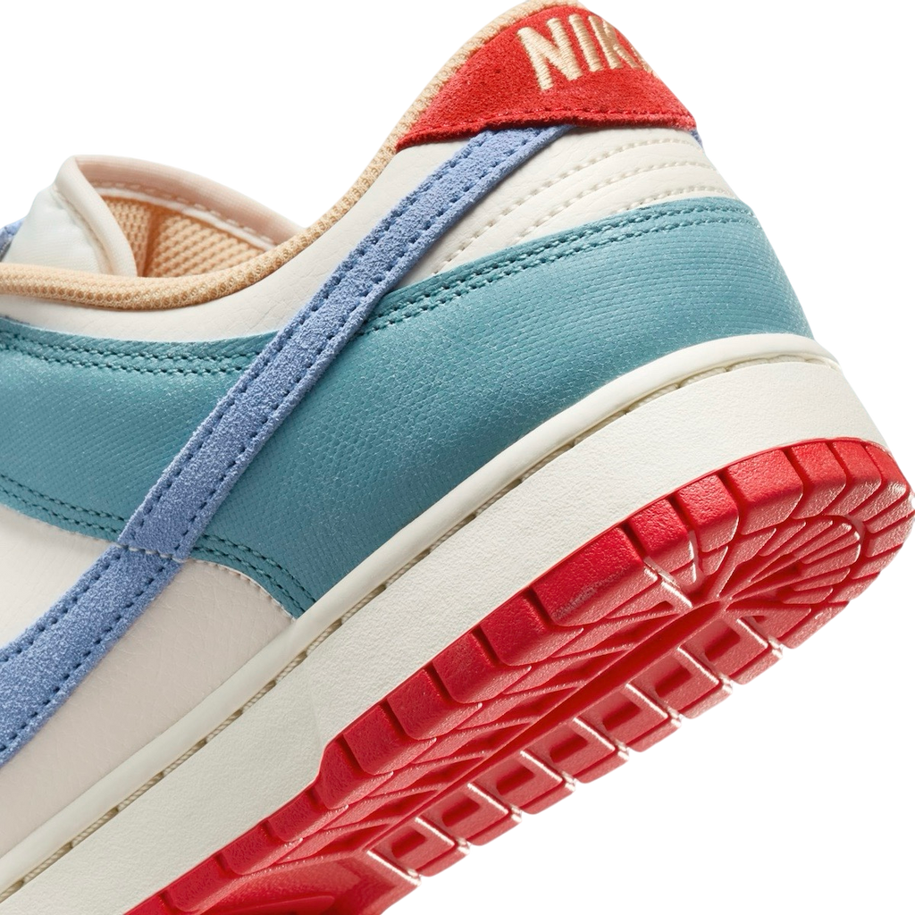 Nike Dunk Low Pale Ivory Denim Turquoise - Image 8
