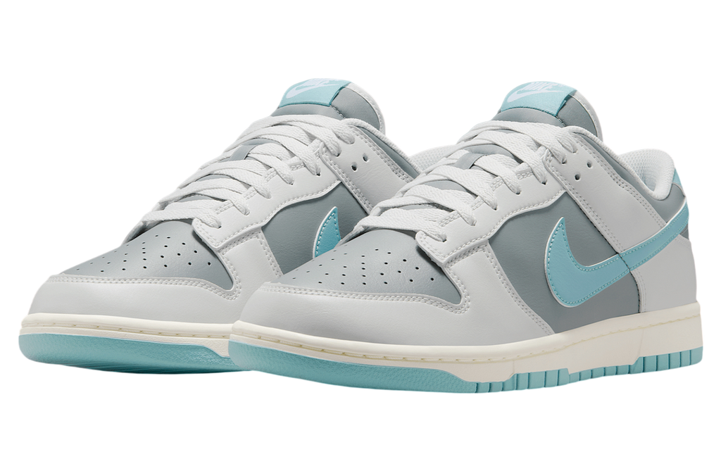Nike Dunk Low Photon Dust / Denim Turquoise - Image 2