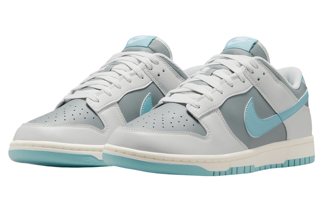 Nike Dunk Low Photon Dust / Denim Turquoise - Image 2