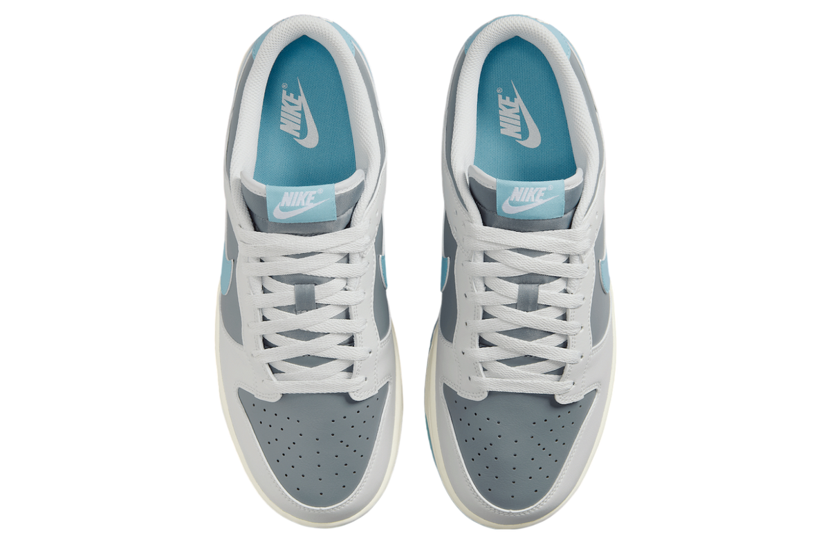 Nike Dunk Low Photon Dust / Denim Turquoise - Image 4