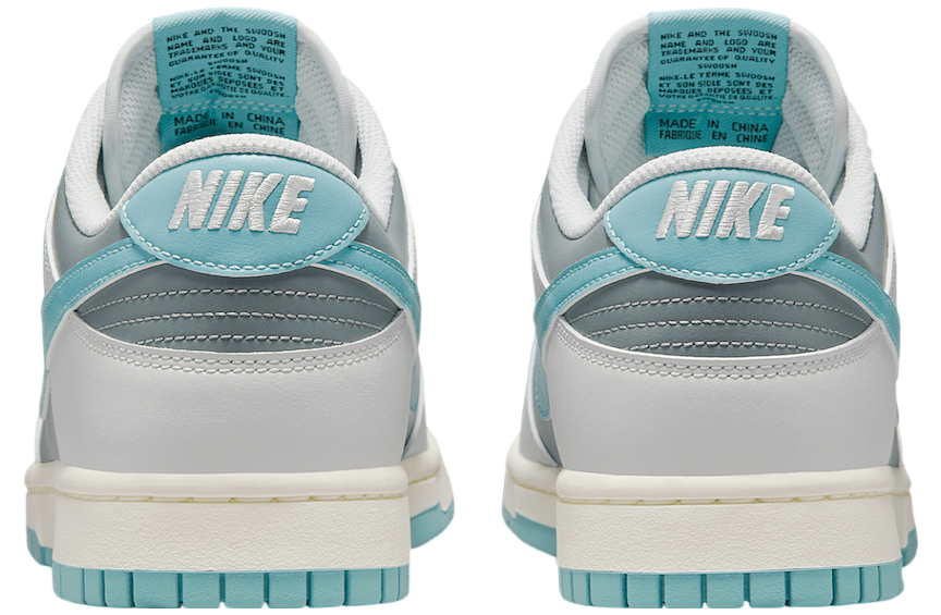 Nike Dunk Low Photon Dust / Denim Turquoise - Image 5