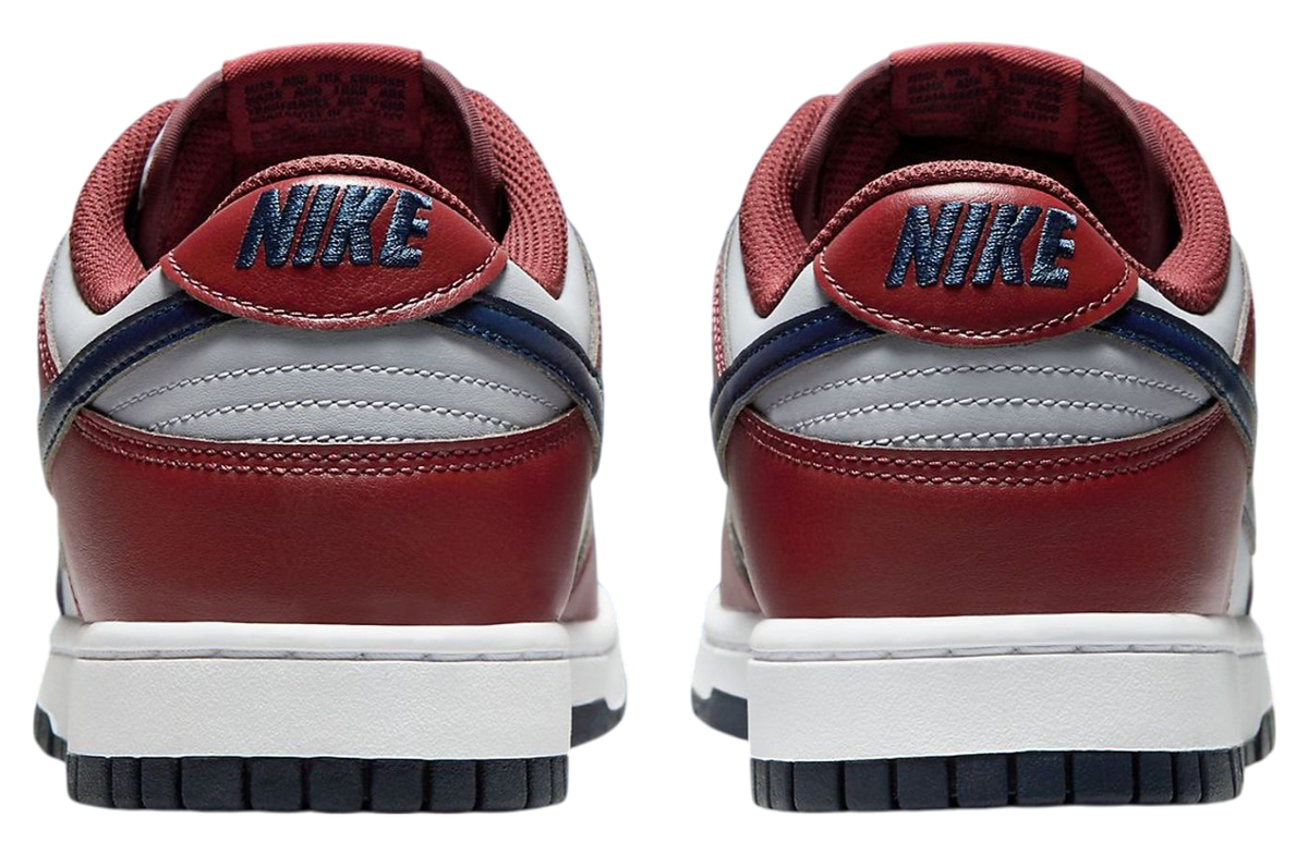 Nike Dunk Low Reboots Grey / Burgundy / Navy - Image 5