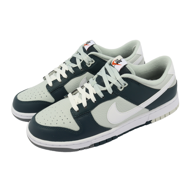Nike Dunk Low Retro PRM Deep Jungle / Light Silver - Image 8