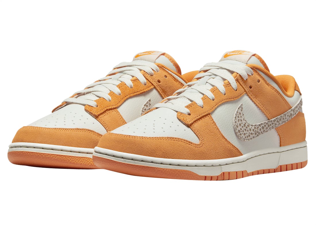 Nike Dunk Low Safari Swoosh Kumquat - Image 2