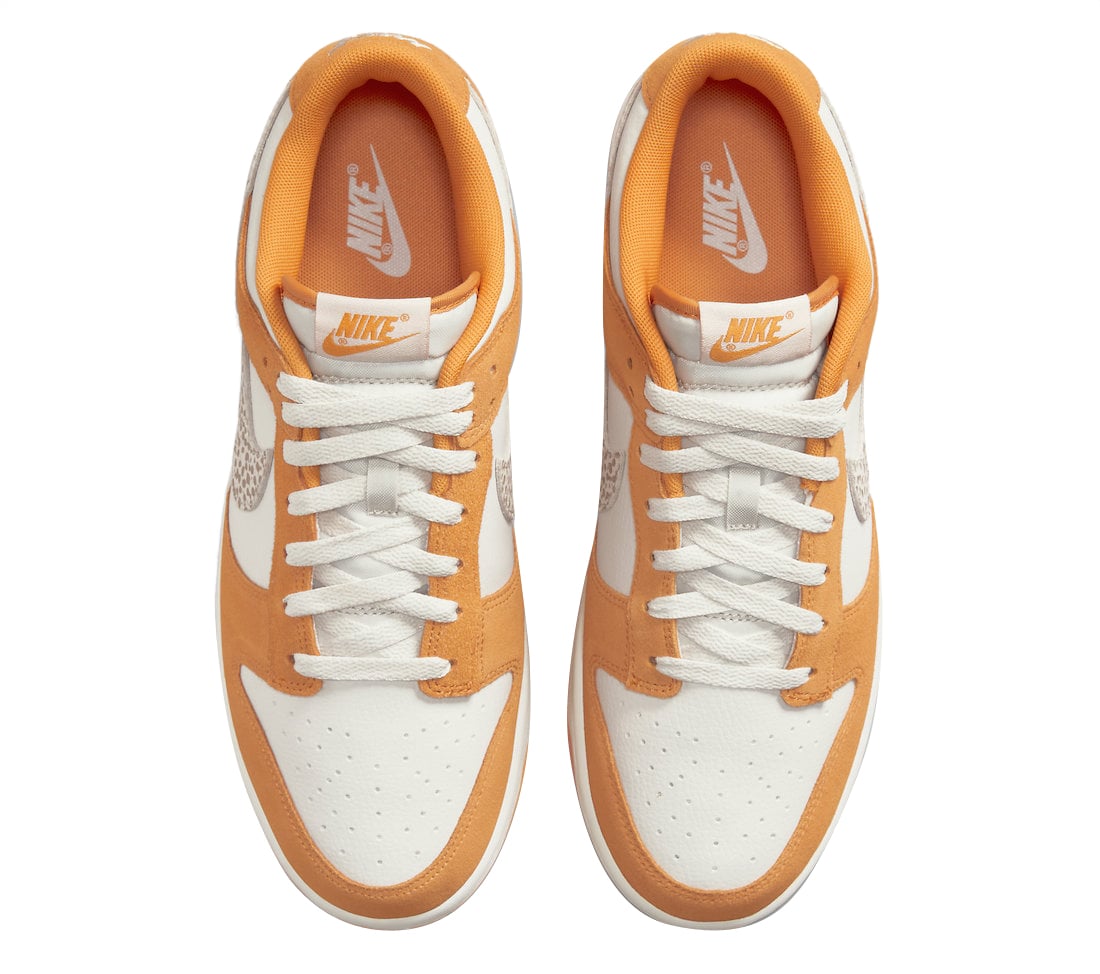 Nike Dunk Low Safari Swoosh Kumquat - Image 4
