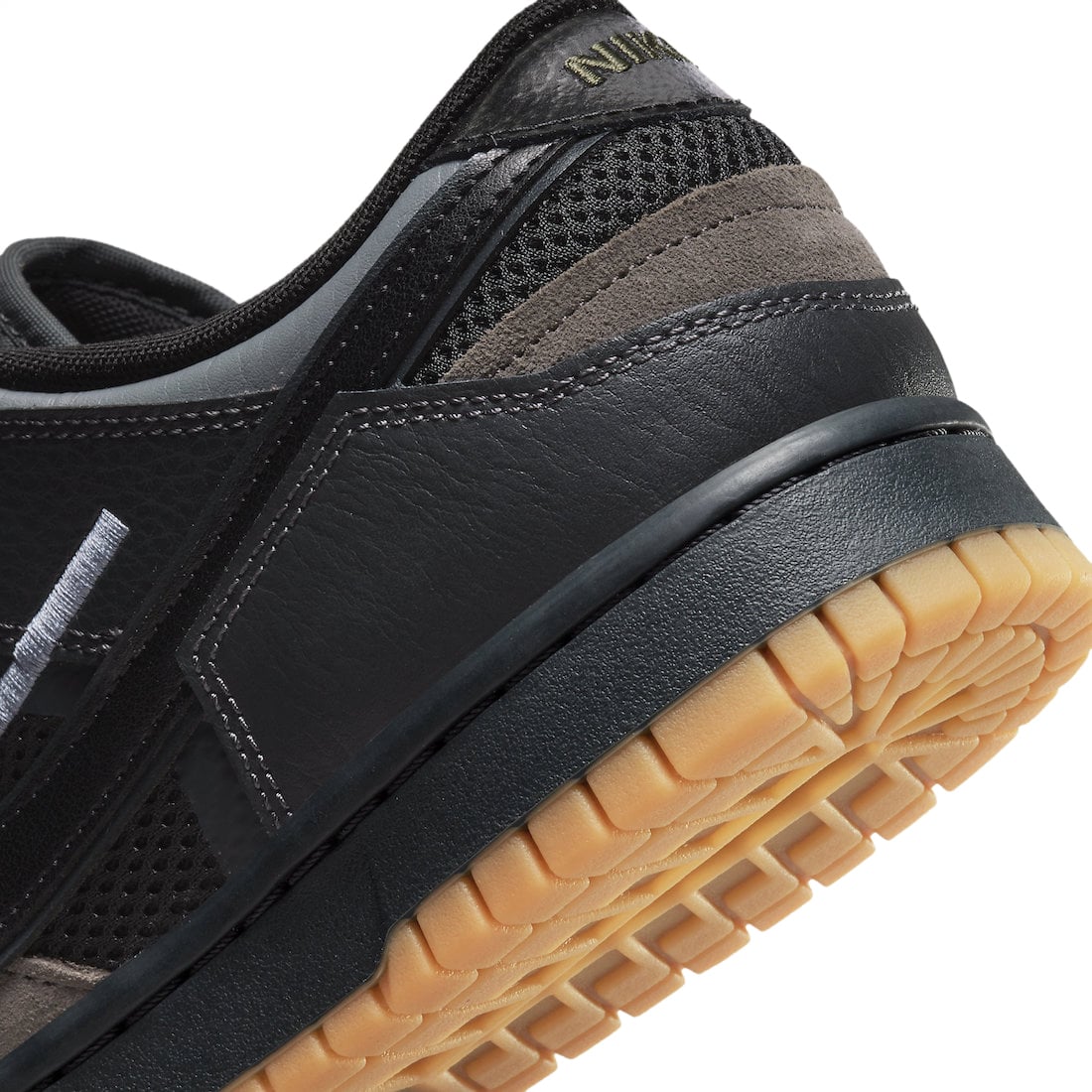 Nike Dunk Low Scrap Black Gum - Image 8