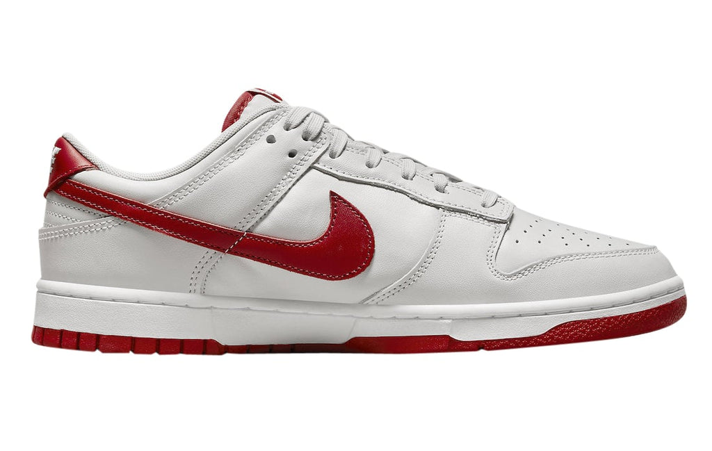 Nike Dunk Low Vast Grey Varsity Red - Image 3