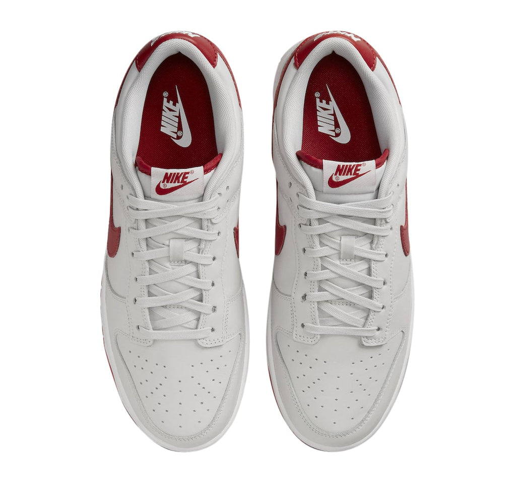 Nike Dunk Low Vast Grey Varsity Red - Image 4