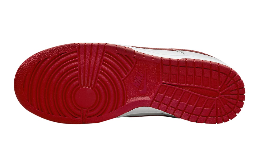 Nike Dunk Low Vast Grey Varsity Red - Image 6