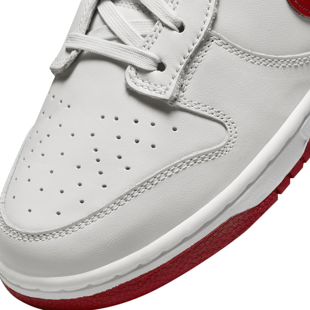 Nike Dunk Low Vast Grey Varsity Red - Image 7