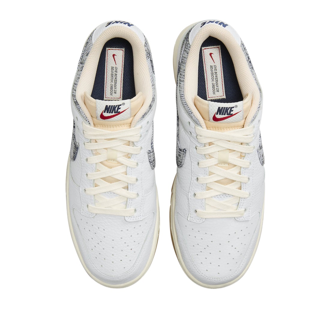Nike Dunk Low Washed Denim - Image 4
