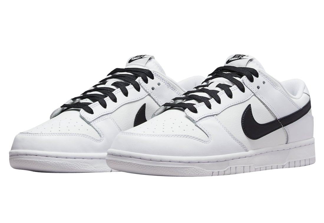 Nike Dunk Low White Black - Image 2