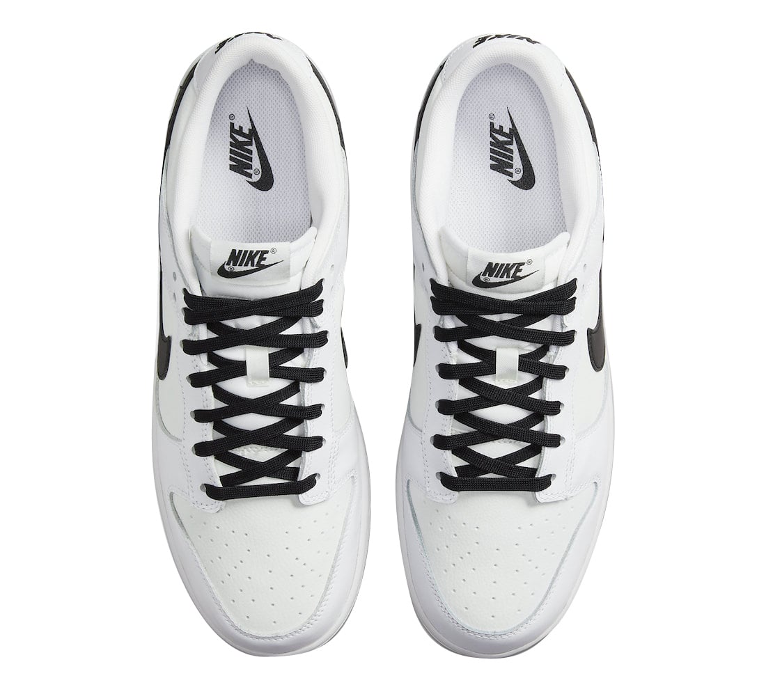 Nike Dunk Low White Black - Image 4