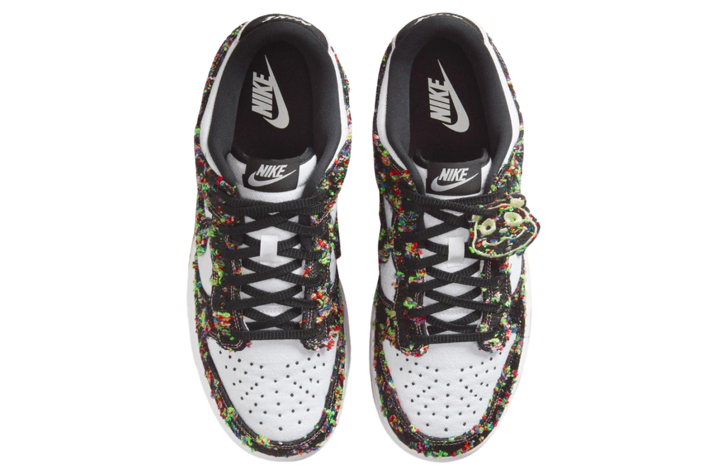 Nike Dunk Low White / Black / Gum Yellow - Image 5