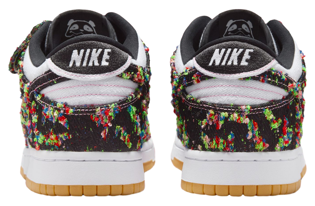 Nike Dunk Low White / Black / Gum Yellow - Image 6