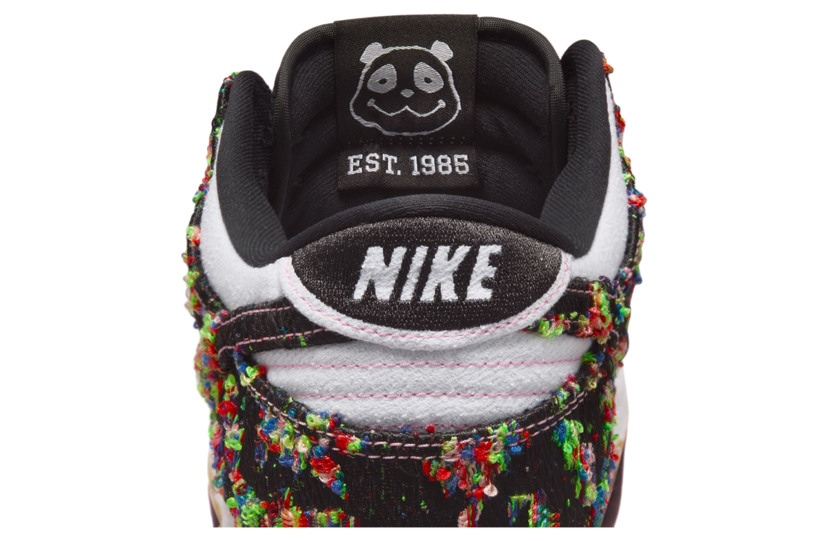 Nike Dunk Low White / Black / Gum Yellow - Image 9