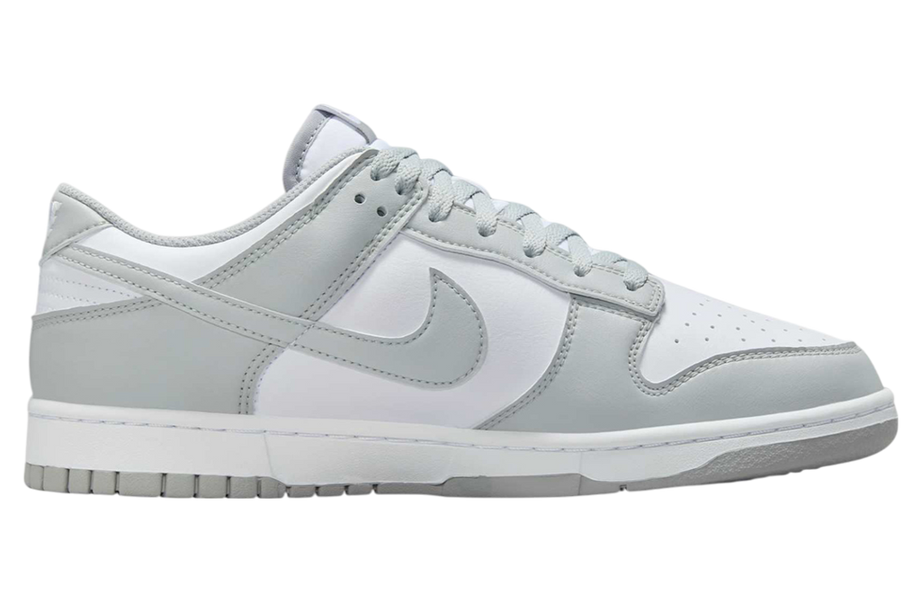 Nike Dunk Low White / Light Smoke Grey - Image 3