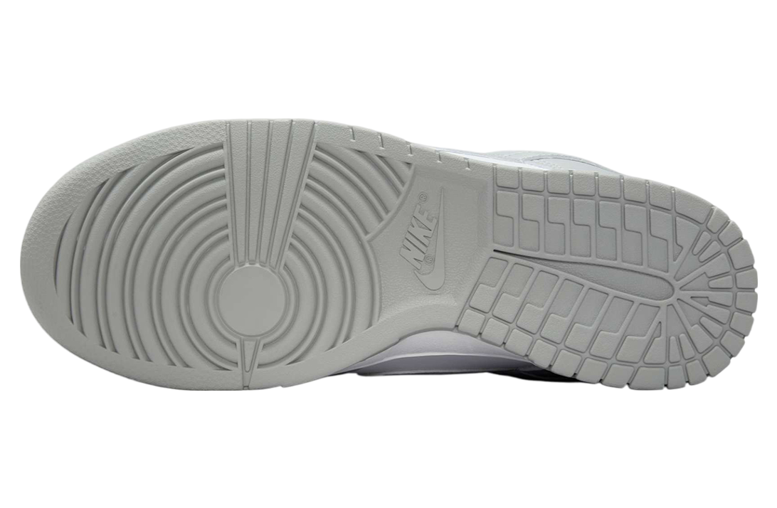 Nike Dunk Low White / Light Smoke Grey - Image 6