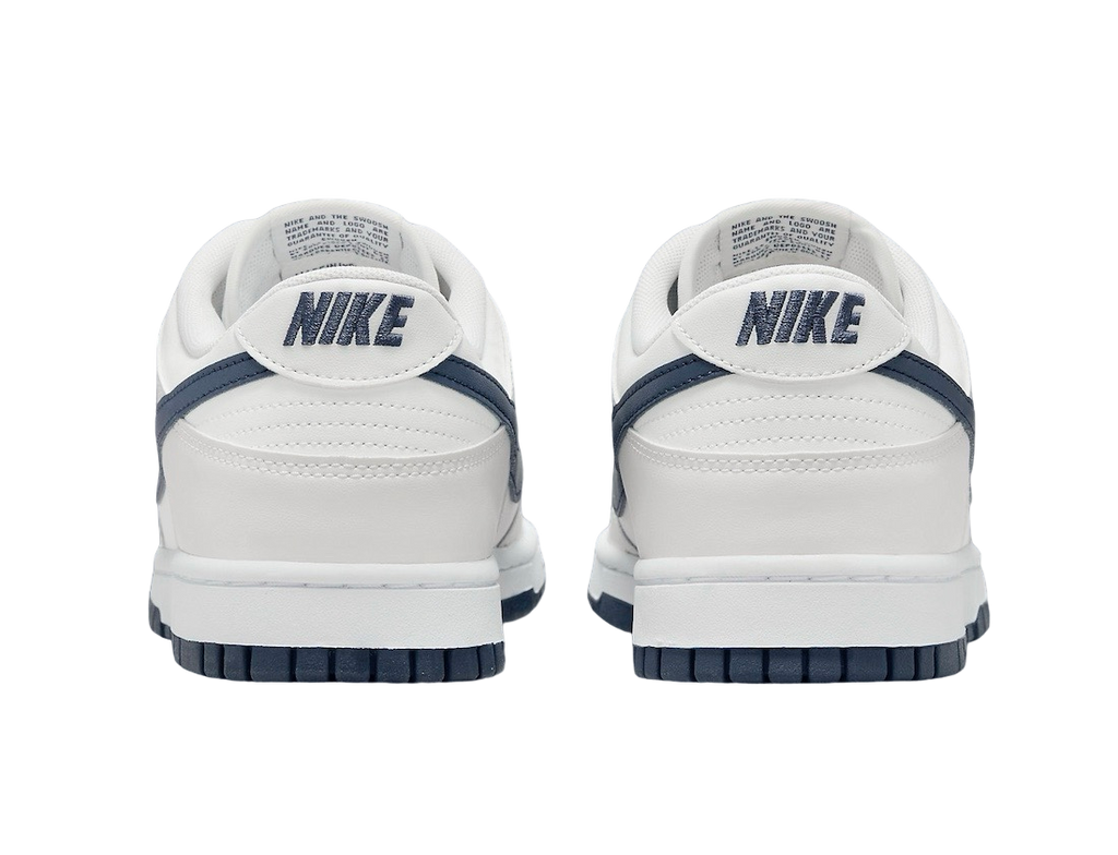 Nike Dunk Low White Midnight Navy - Image 5