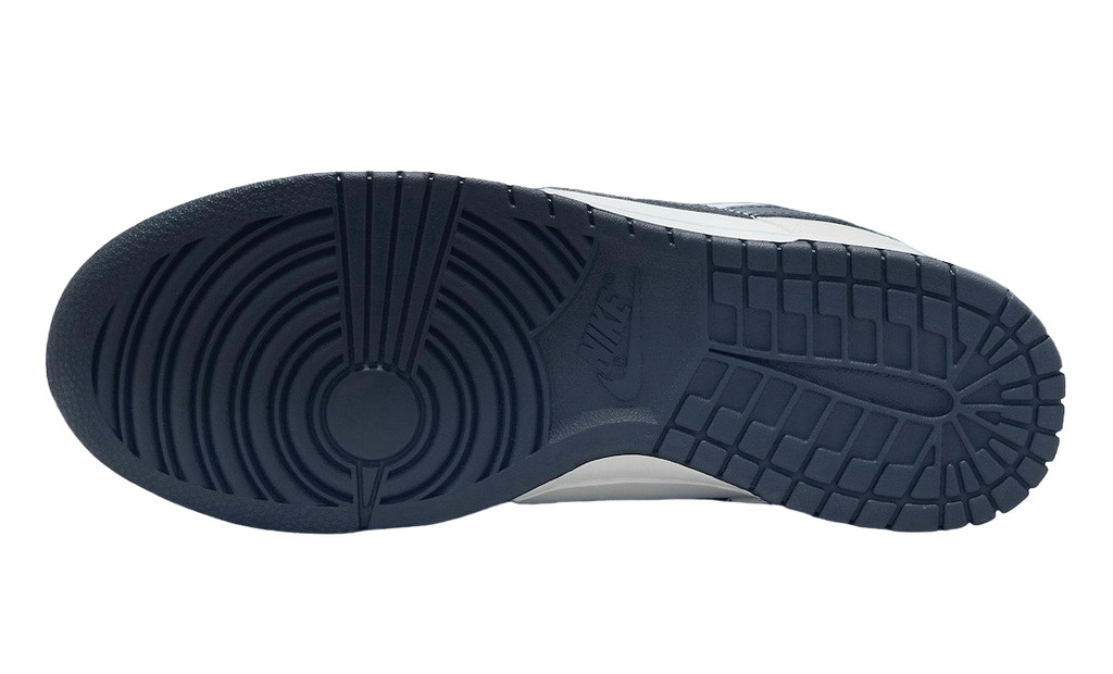 Nike Dunk Low White Midnight Navy - Image 6