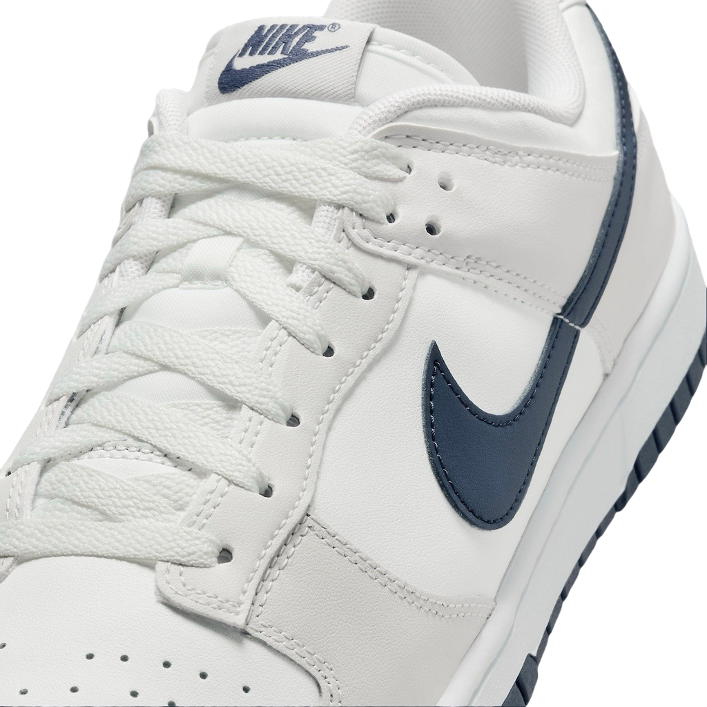 Nike Dunk Low White Midnight Navy - Image 7