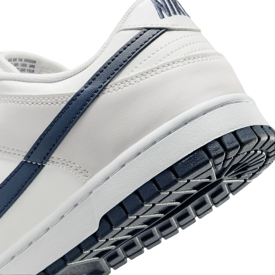 Nike Dunk Low White Midnight Navy - Image 8