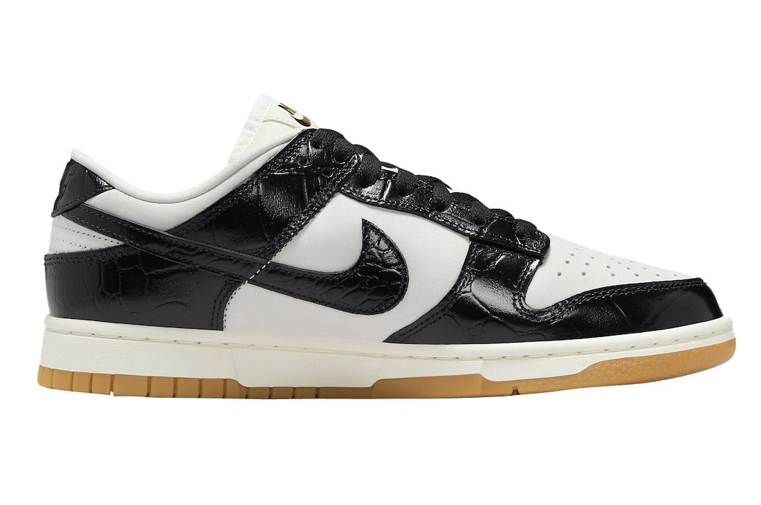Nike Dunk Low WMNS Black Croc - Image 3