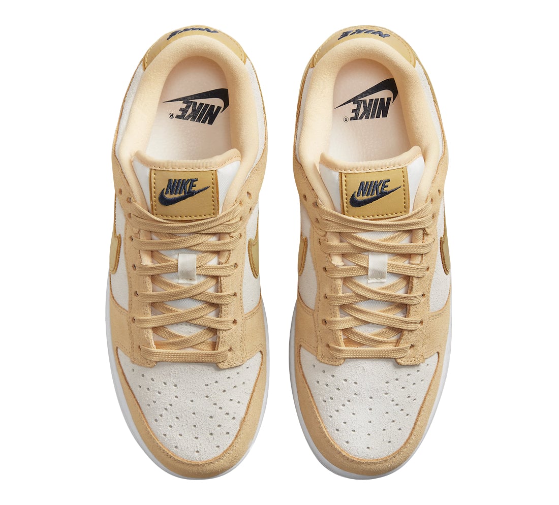 Nike Dunk Low WMNS Gold Suede - Image 4