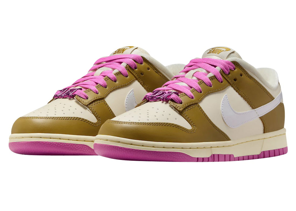 Nike Dunk Low WMNS Just Do It Bronzine Playful Pink - Image 2
